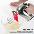 Eggs Mixer Cover Cream Bowl Whisks Screen Baking Beat Eggs Splash Guard Plastic Bowl Lids Cooking Supplies for Kitchen