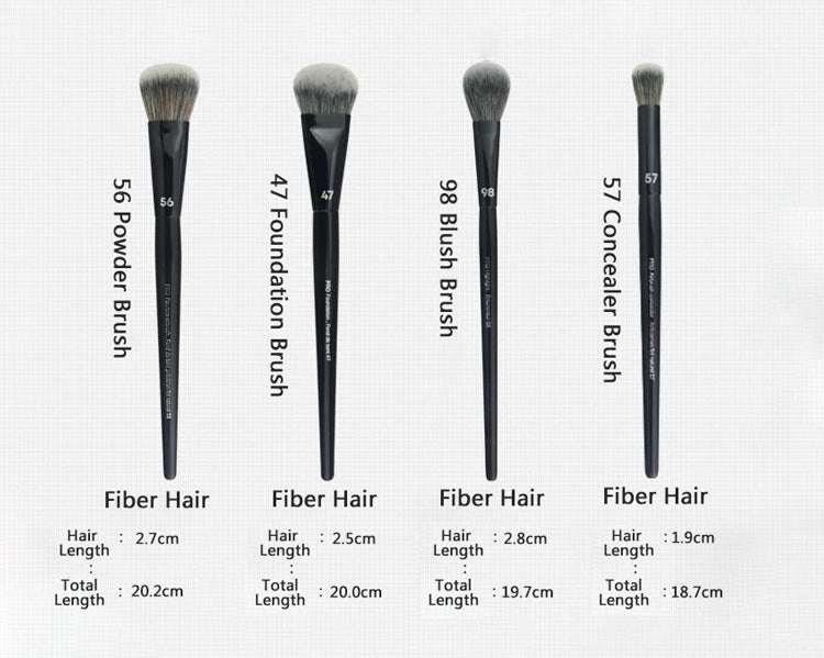 SEP Black Series Makeup Brushes Powder Foundation Concealer Blusher Bronzer Eye Shadow Eyebrow Eyeliner Sculpting Brush Gift