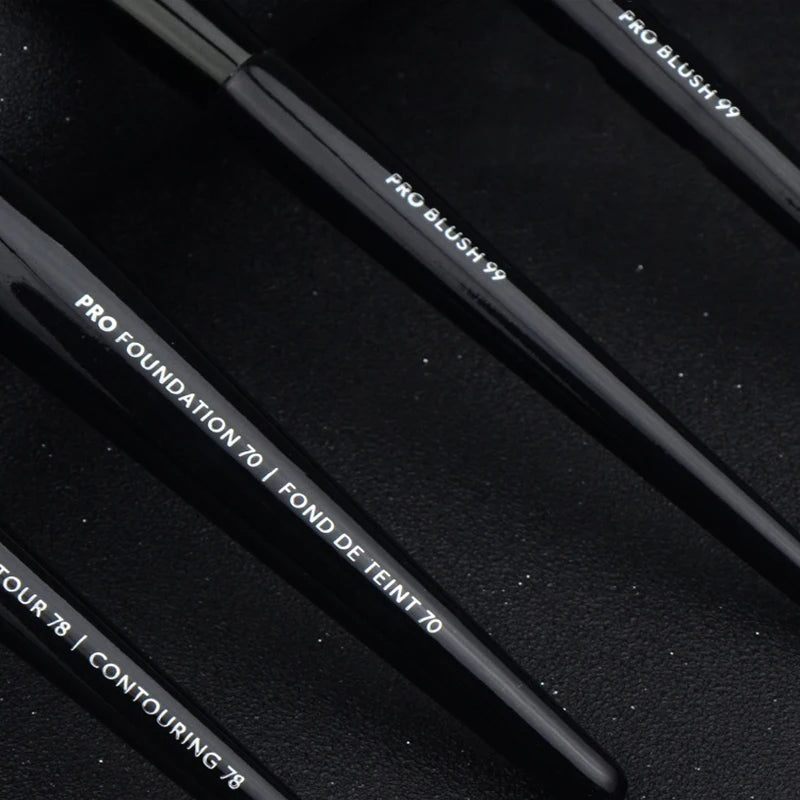 SEP Black Series Makeup Brushes Powder Foundation Concealer Blusher Bronzer Eye Shadow Eyebrow Eyeliner Sculpting Brush Gift