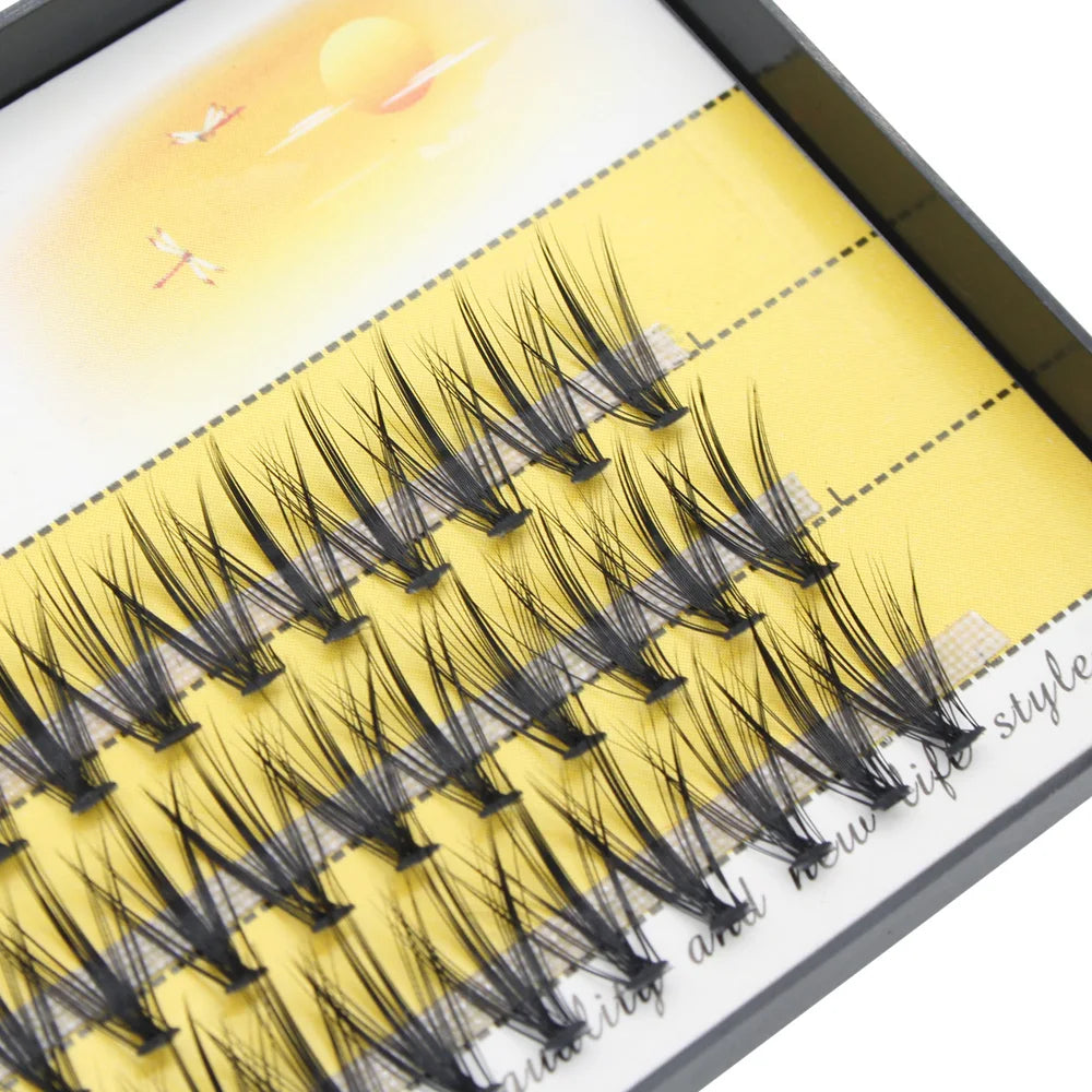 Moonlily 20D/30D/40D Russian Volume Eyelash Extension 3D Volume Effect Artificial Bundle Personal Makeup Cilias Cluster Lashes