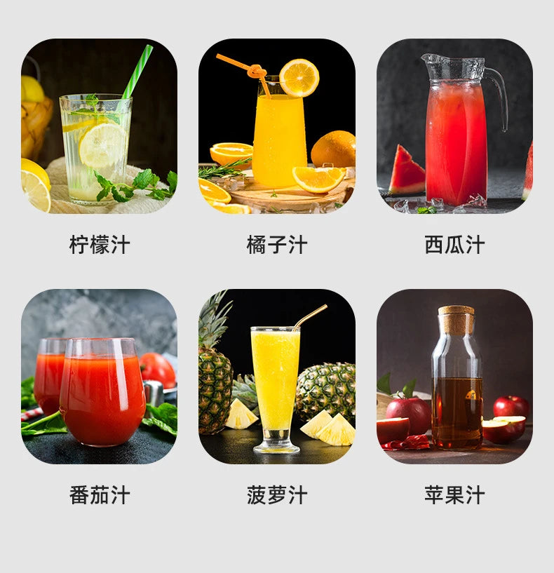 2024 Manual Juice Squeezer Aluminum Alloy Hand Pressure Juicer Pomegranate Orange Lemon Sugar Cane Juice Bar Kitchen Fruit Tool