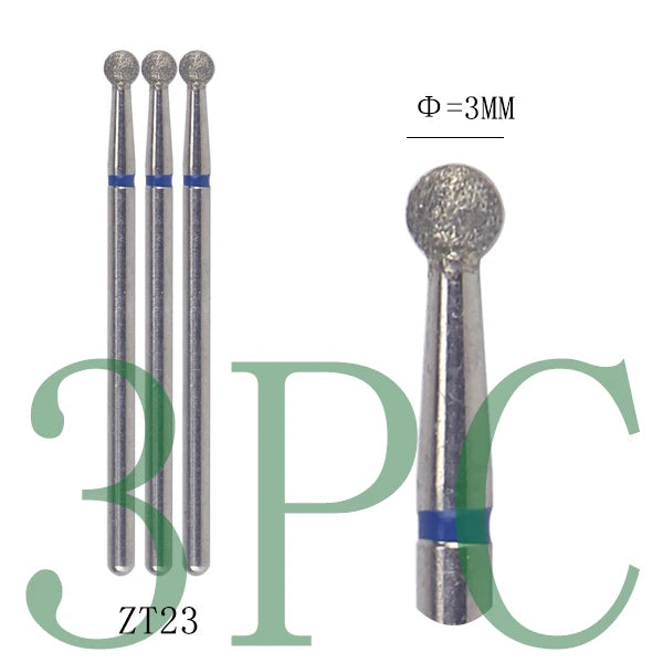 Diamond Nail Drill Bits, 3/32 Inch Cuticle Bit for Nail Drill,Drill Nails Manicure Pedicure Remover Tools for Acrylic Gel Nails