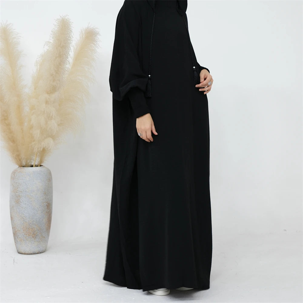 Ramadan Niqab Khimar Muslim Abaya Damen Dubai Turkey Islam Prayer Clothes Women Jilbab Modest Dress Kaftan Robe Femme Musulmane