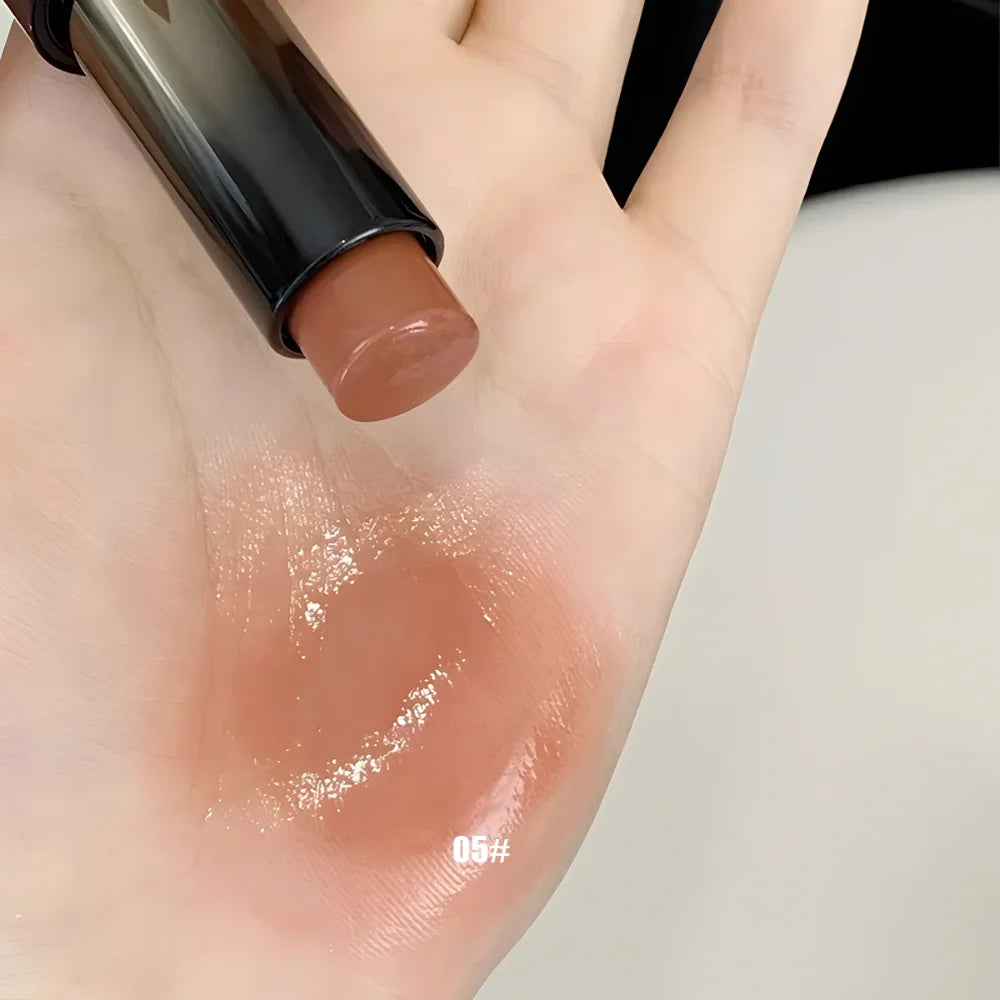 Glossy Mirror Lipstick – Red Brown Shade, Moisturizing, Waterproof, Long-Lasting, Unisex, Perfect for Holiday & Party Makeup