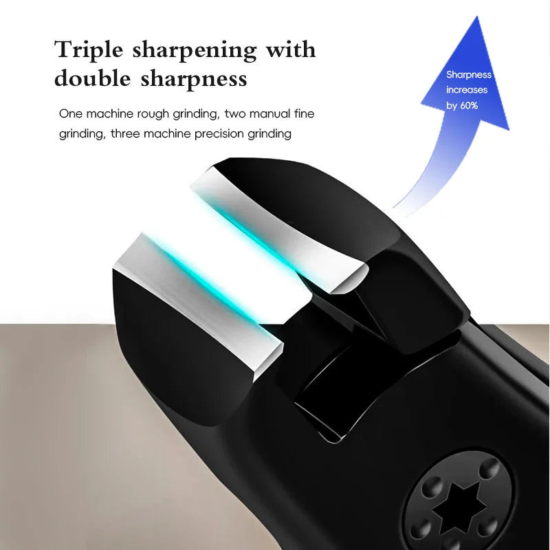 Stainless steel nail clipper is suitable for thick nails, wide pliers for nails, and a durable trimming tool with a large openin