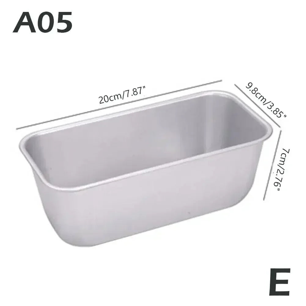 Rectangular Bread Mold Carbon Steel Non-Stick Cake Pan Mini Toast Mold Cake Baking Tray Loaf Pan Kitchen Baking Tools Bakeware