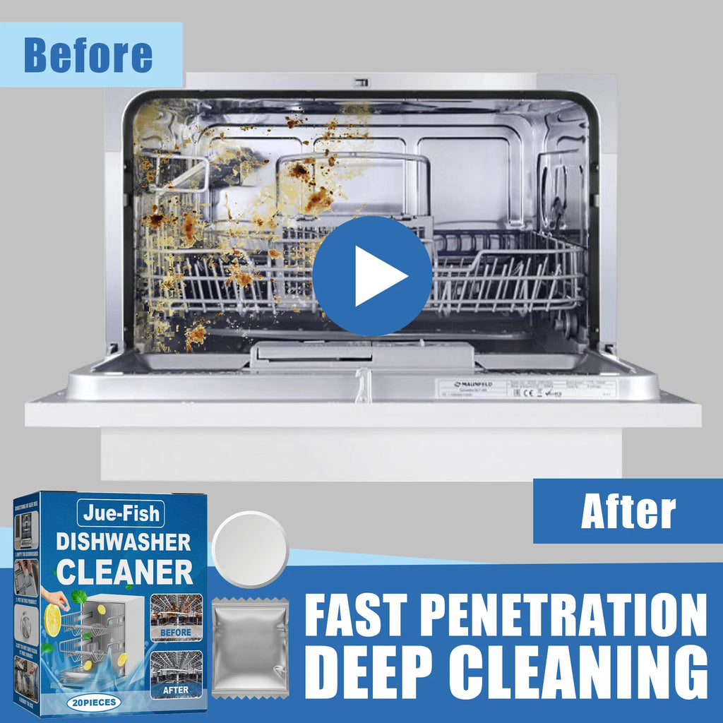 Dishwasher Cleaner Strong Oil Stain Removal Descaling Detergent Tablets Kitchen Cleaning Tools for Dishwasher Washing Machine