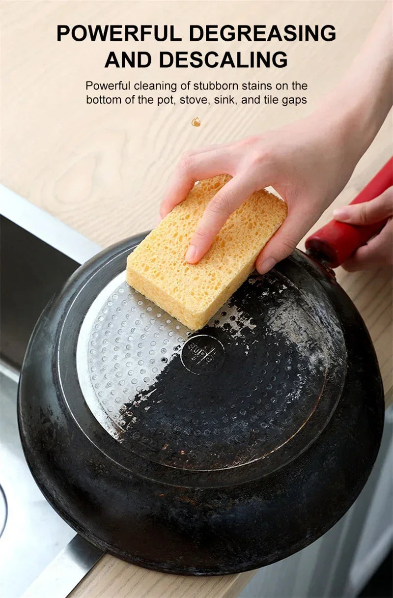 5Pcs 11*7*1 cm Sponge Eraser Kitchen wood pulp Melamine For washing dishes Cooktop removes rust tableware Pan washing dishes