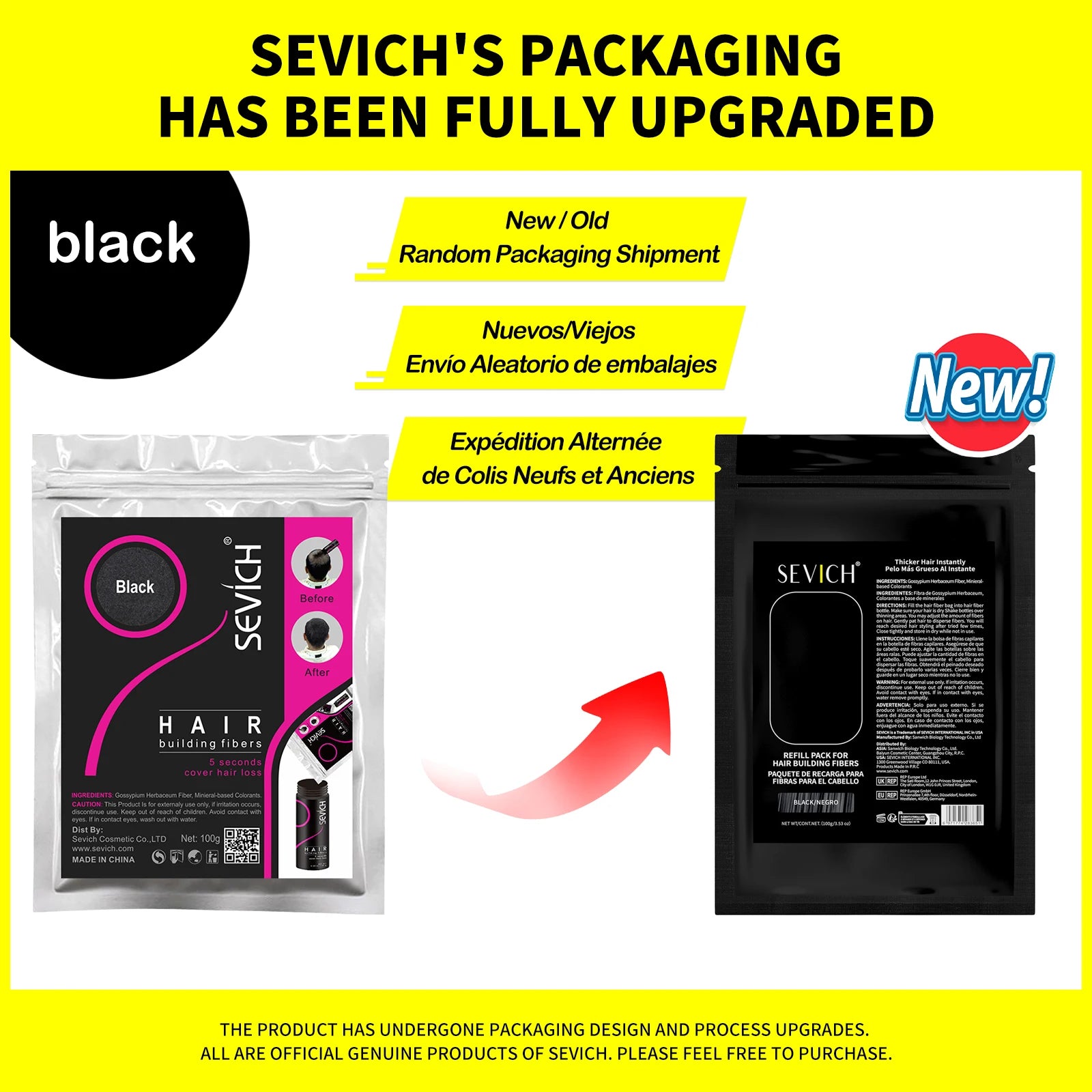 100g Hair Loss Building Hair Fibers Blender Conceal Styling Fiber Hair Powders Thinning Keratin Eyelash Extension Black