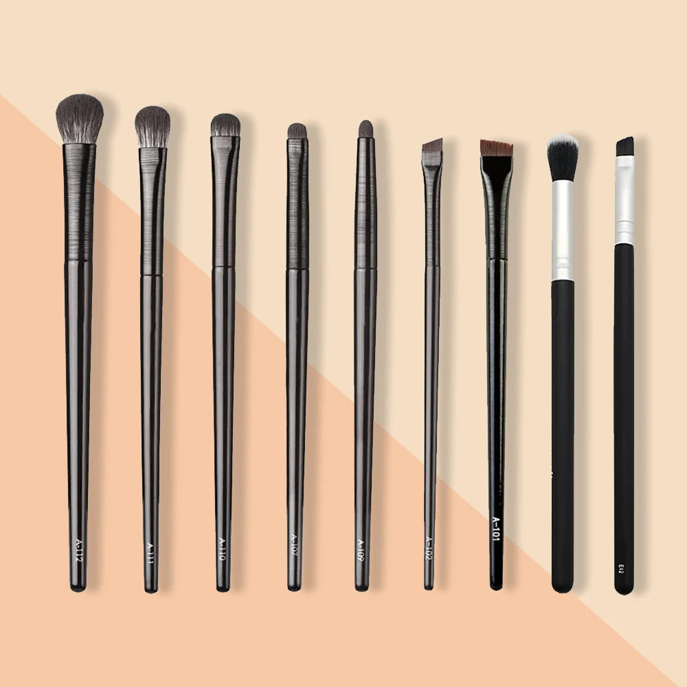 Natural Material Professional Makeup Brush Set Eye Shadow Powder Foundation Blush Contour Shadow Beauty Tool