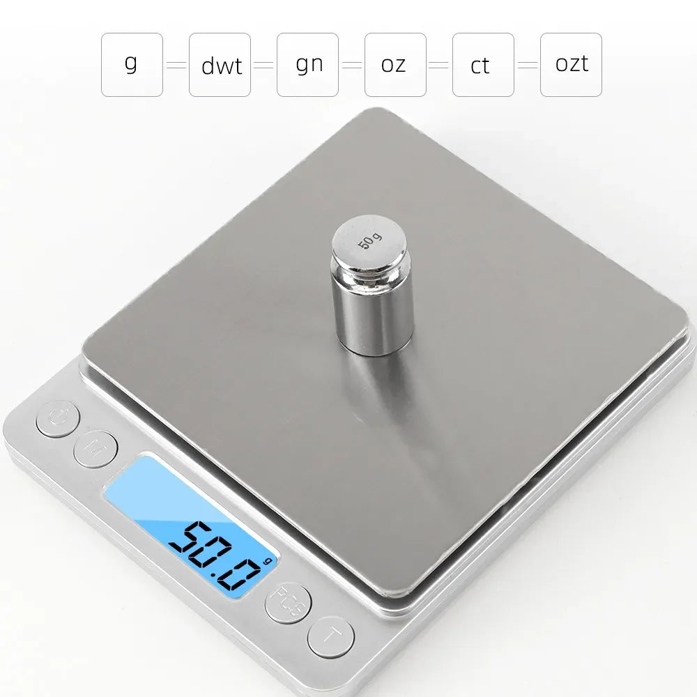 Multiple specifications Digital Scale Precision Scales Jewelry Weighing For Food Diet Postal Balance Measuring LCD Electronic