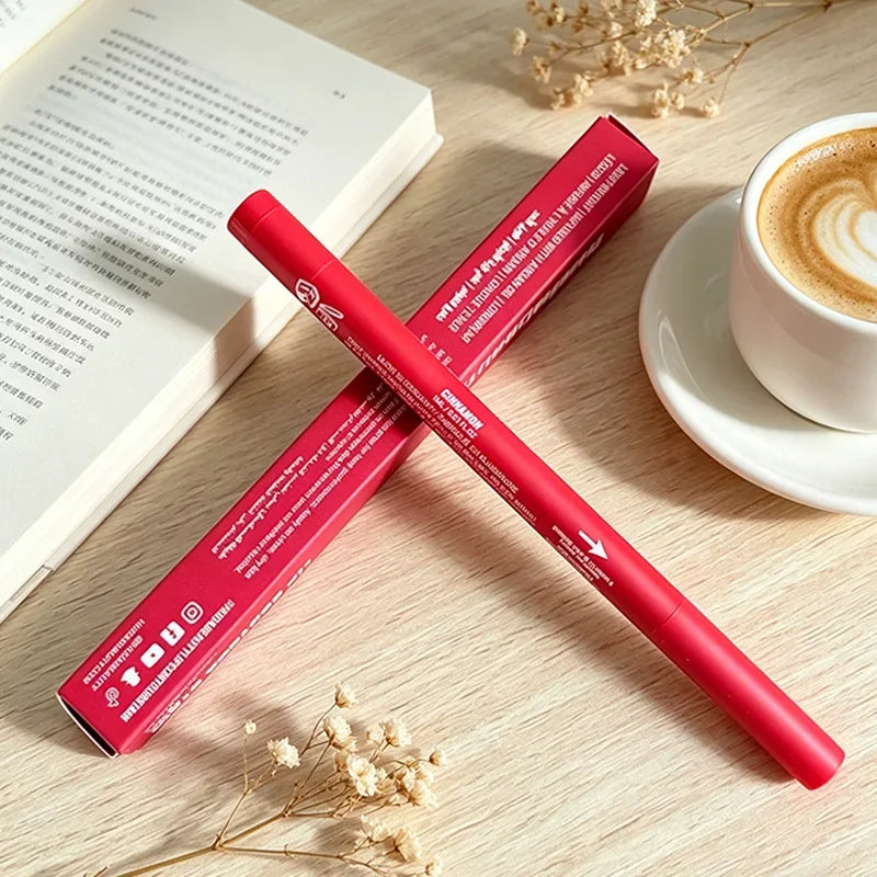 ROD Lipstick Makeup Non-Sticky Lip Gloss Hydrating Crystal Clear Lip Oil Plumping Moisturize Tinted Lipstick Natural Lip Makeup