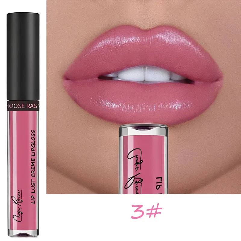 12 Colors Sexy Women Lipstick Waterproof Long Lasting Moist Lip Gloss Vivid Colorful Lipgloss Women Makeup maquiagem