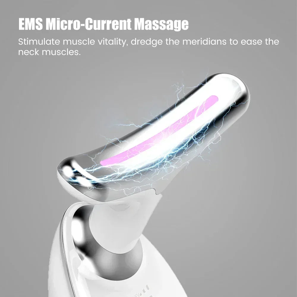 Facial Lifting Device Neck Facial Eye Massage Face Slimmer EMS Beauty Skin Double ChinTightening Anti Wrinkle Aging Face Massage