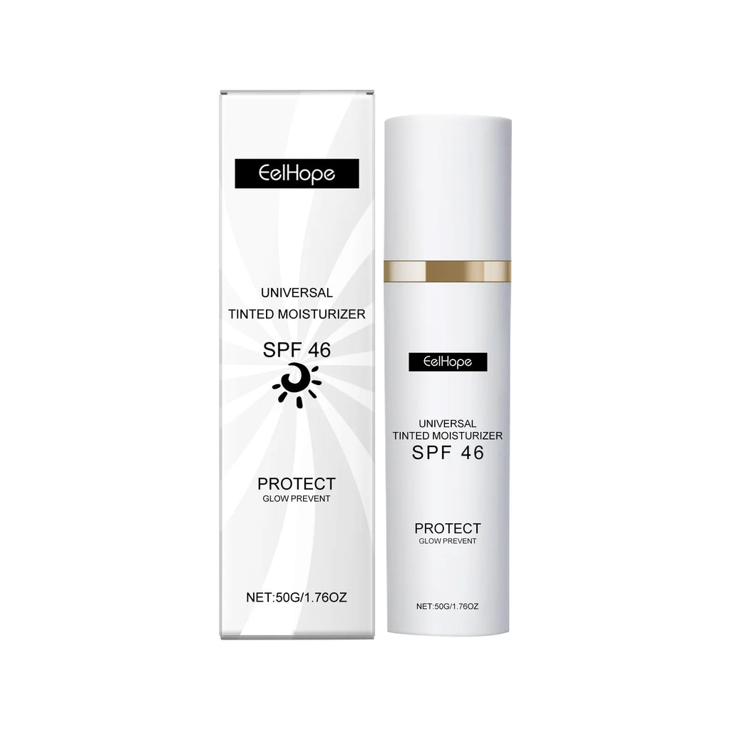 Sunscreen Tinted Moisturizer EELHOPE Lightweight Non Greasy Brightening Skin Tone Long Lasting Sun Protection For Daily Outdoor