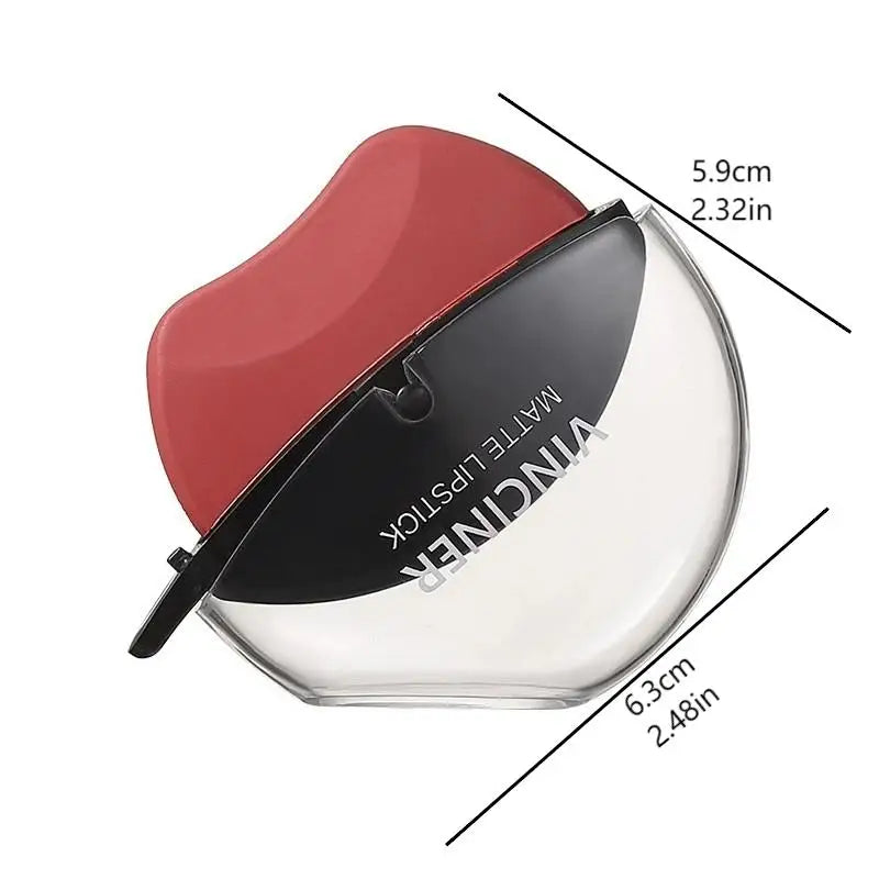 6-color lipstick, one-sucking lazy lipstick, long-lasting and not easy to fade, matte makeup effect, non-irritating matte lipsti
