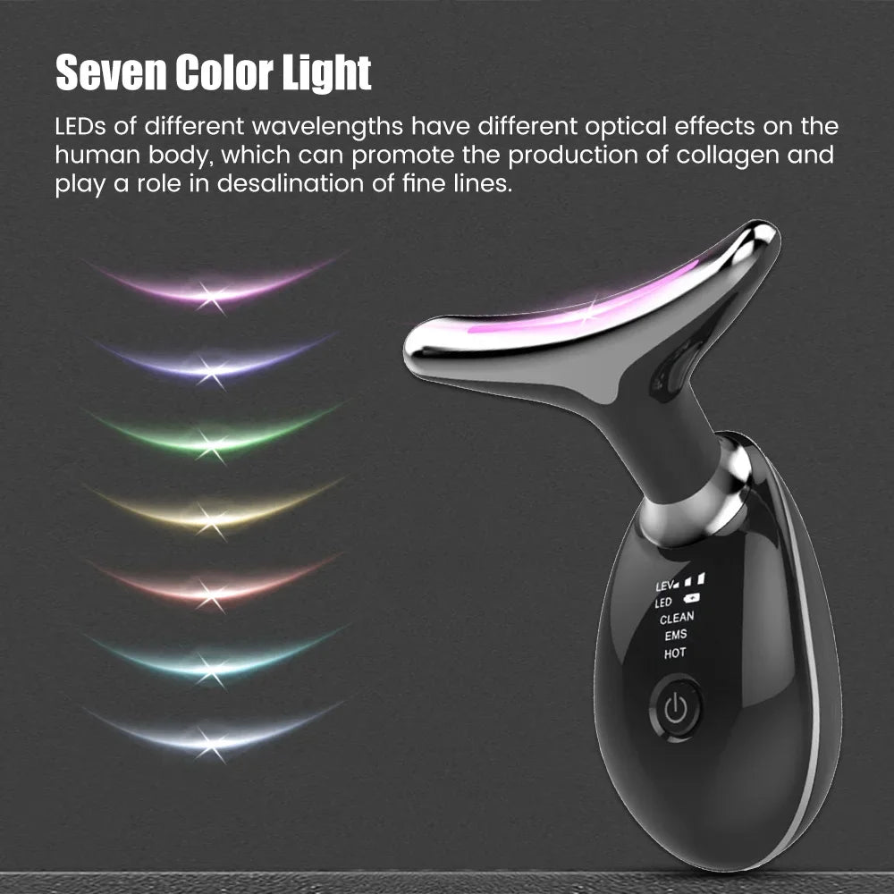 Facial Lifting Device Neck Facial Eye Massage Face Slimmer EMS Beauty Skin Double ChinTightening Anti Wrinkle Aging Face Massage