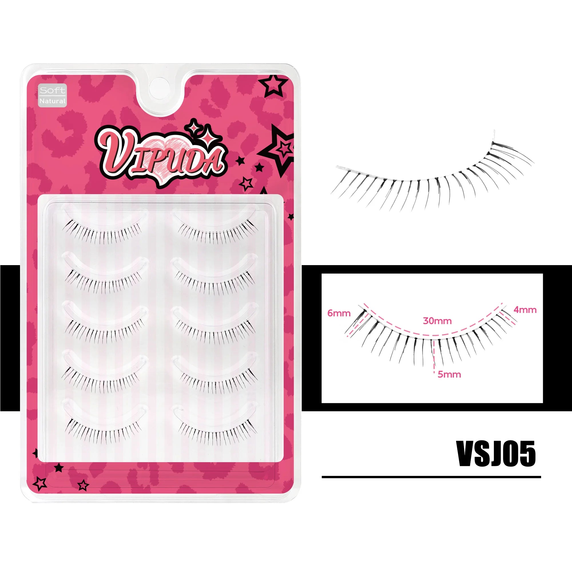 10Pairs Lower Eyelashes Pack Under Eye Lashes Soft Lower Eyelashes 100% Handmade Clear Band Manga Bottom Lashes Makeup Tools