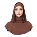 New Ready to Wear Hijab Muslim Undercap Jersey Instant Headscarf Islam Comfort Neck Covered Scarf Light Turban