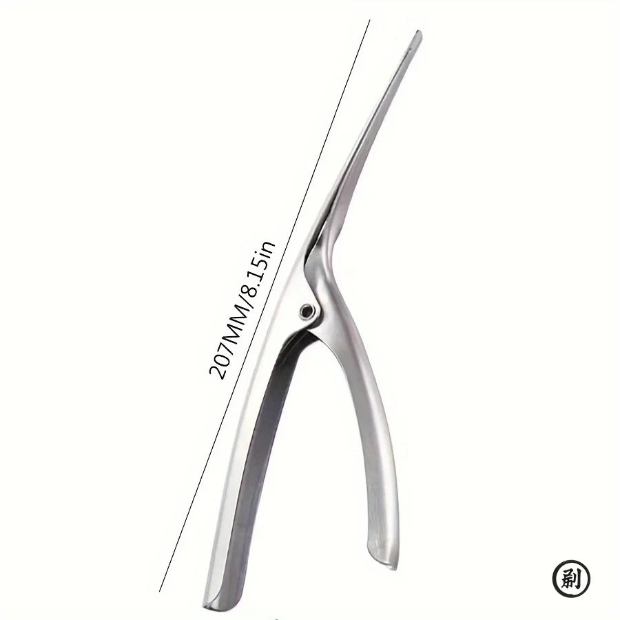 Stainless Steel Shrimp Deveined Device - Ergonomic Fishbone Design，Easy Shell Removal，Kitchen Seafood Preparation Gadget