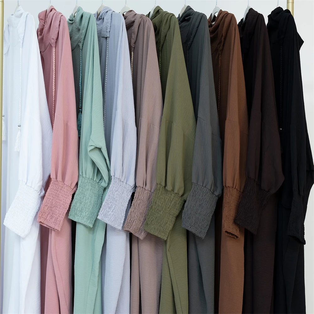 Ramadan Niqab Khimar Muslim Abaya Damen Dubai Turkey Islam Prayer Clothes Women Jilbab Modest Dress Kaftan Robe Femme Musulmane