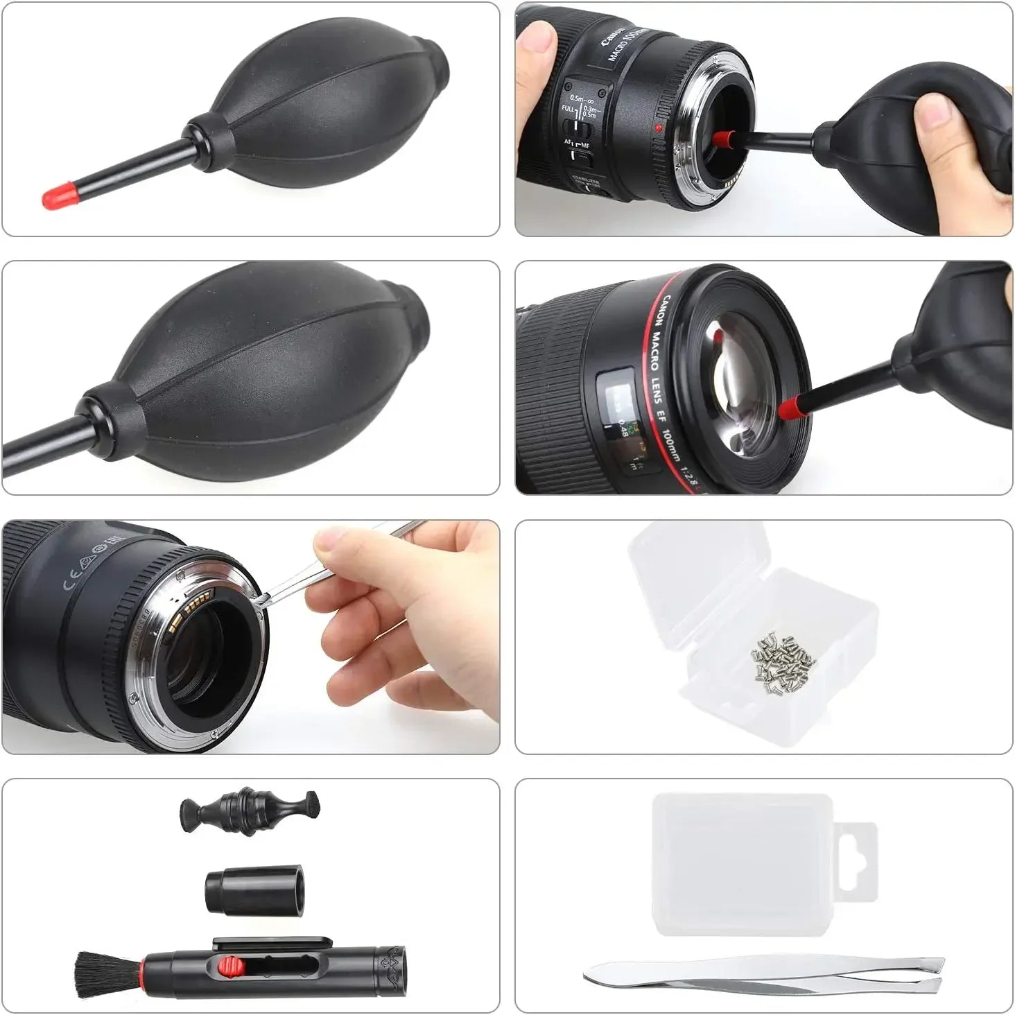 Cleaning Tool Kits For Computer Camera Mechanical Keyboard Laptop Tablet Earphone Crevice Brush Household Electronic Cleaner Set