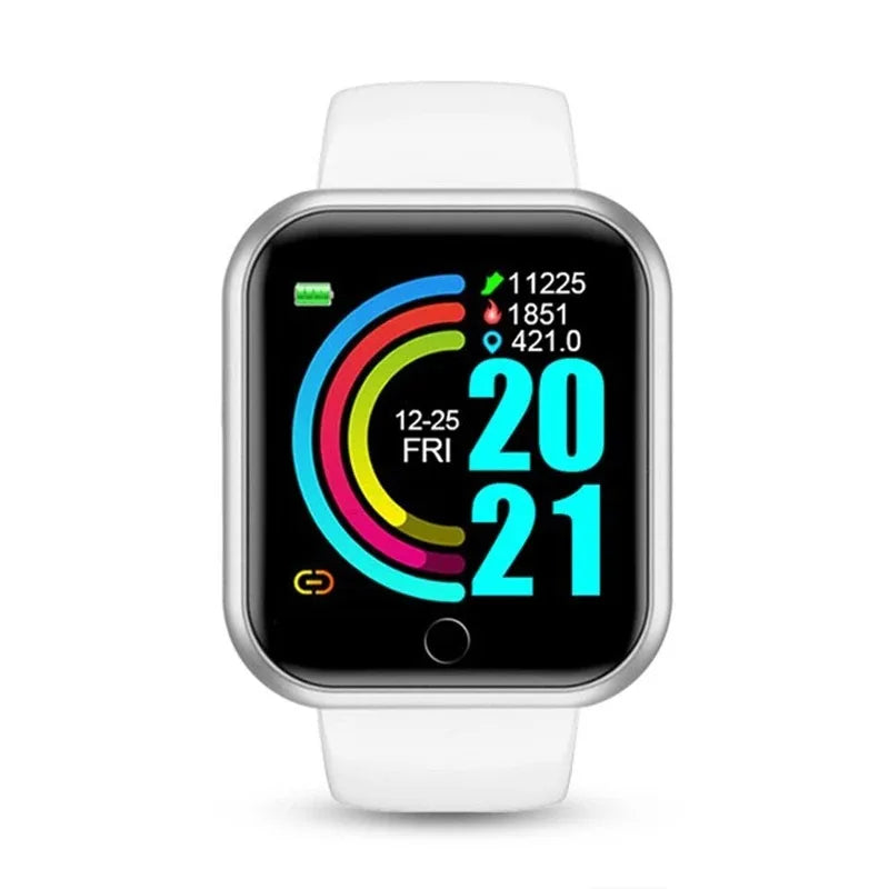 Smartwatch For Women Men Watches Heart Rate Monitor Electronic Fitness Smart Watch Calories Music Player 116Plus Y68 Bracelet