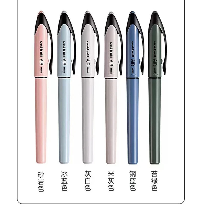 Japan Uniball Gel Pen AIR Straight Liquid Signature Pen UBA-188 Black Technology 0.5/0.7mm Free Writing School Supplies