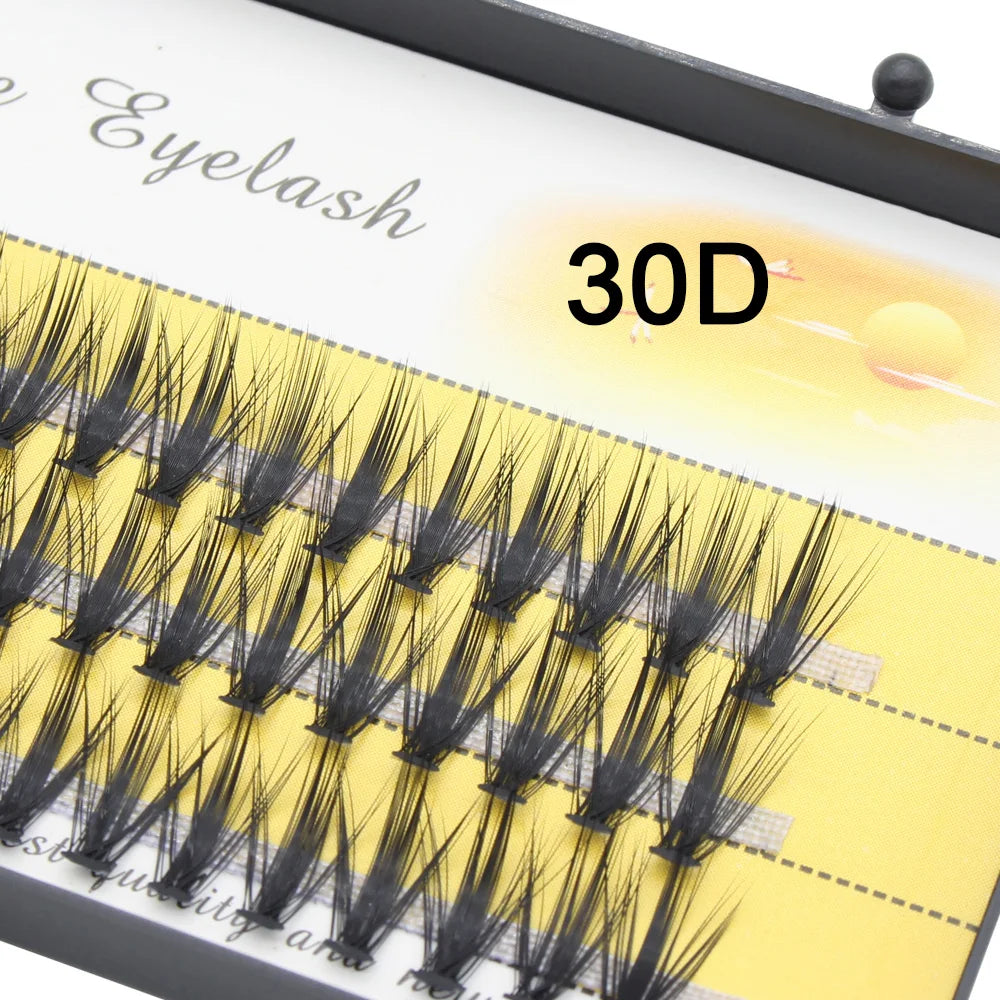 Moonlily 20D/30D/40D Russian Volume Eyelash Extension 3D Volume Effect Artificial Bundle Personal Makeup Cilias Cluster Lashes
