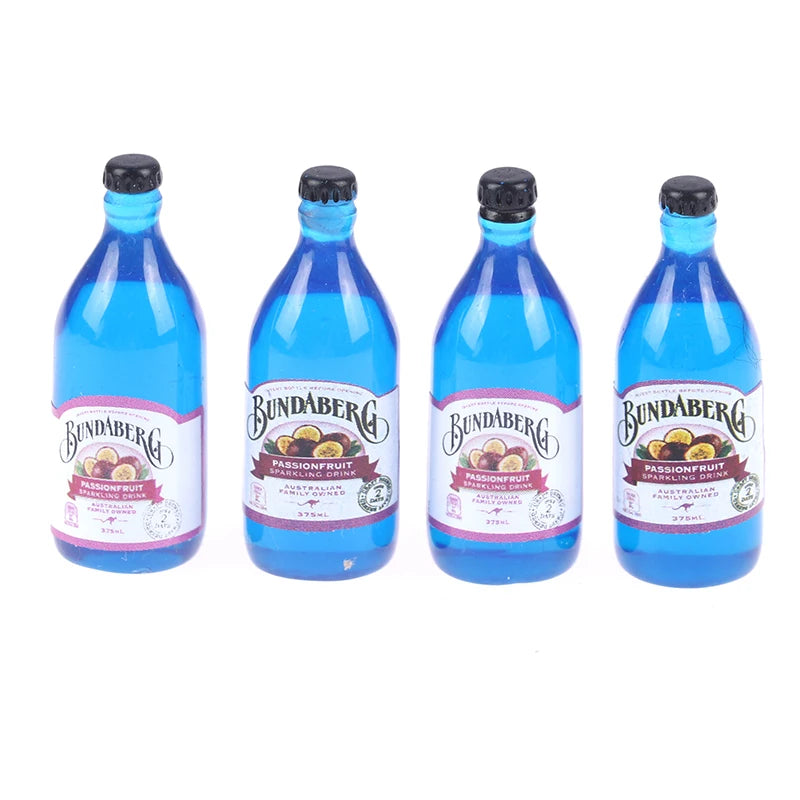 1 Set 1/12 Miniature Wine Bottles Dollhouse Kitchen Accessories - Mini Dolls House Living Room Accessories Beer Drink Bottles