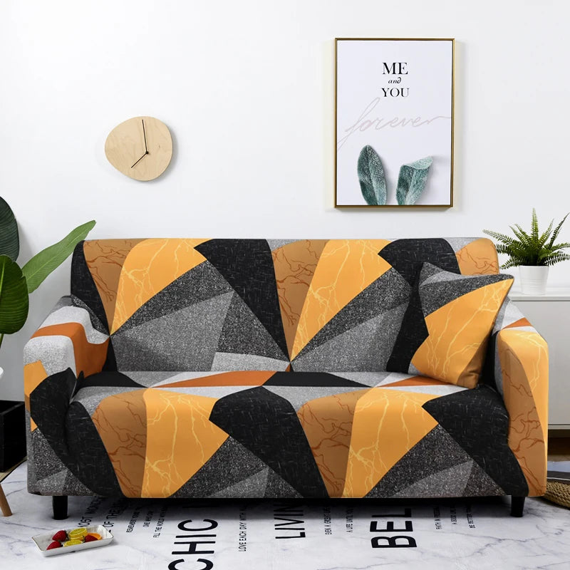 Coolazy Stretch Plaid Sofa Slipcover Elastic Sofa Covers for Living Room funda sofa Chair Couch Cover Home Decor 1/2/3/4-seater