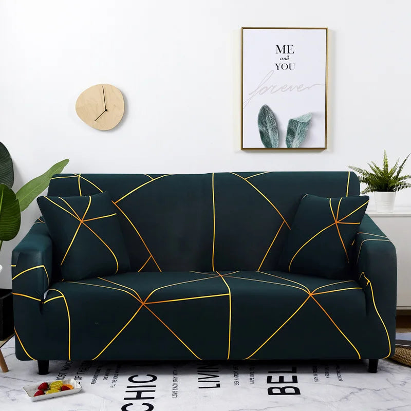 Coolazy Stretch Plaid Sofa Slipcover Elastic Sofa Covers for Living Room funda sofa Chair Couch Cover Home Decor 1/2/3/4-seater