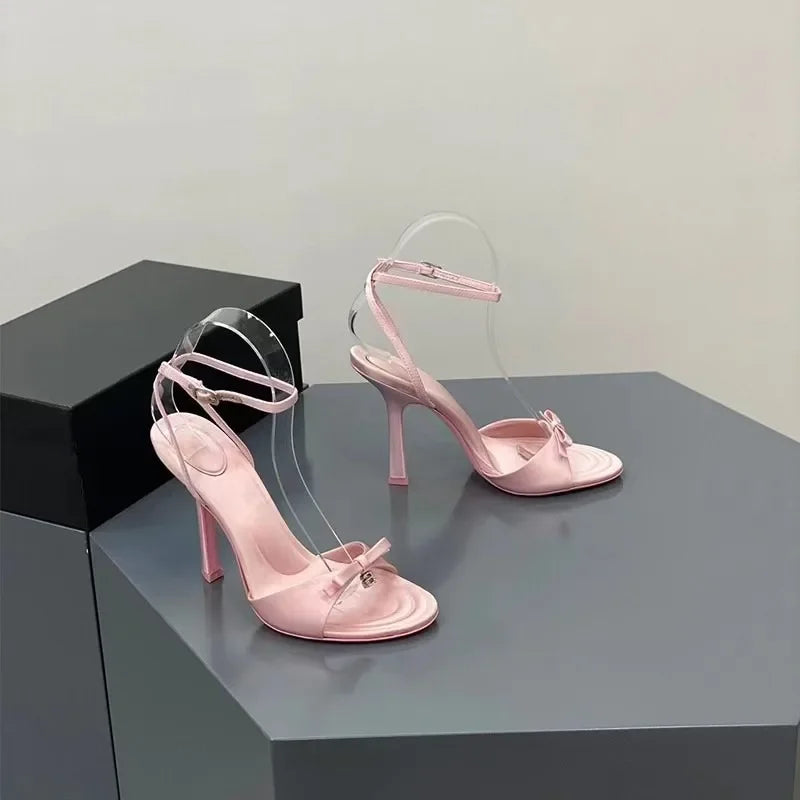 Sexy Fashion  Slingbacks Dress Party Stilettos High Heel  Shoes for Women   Summer Trend High Heels Fashion Square