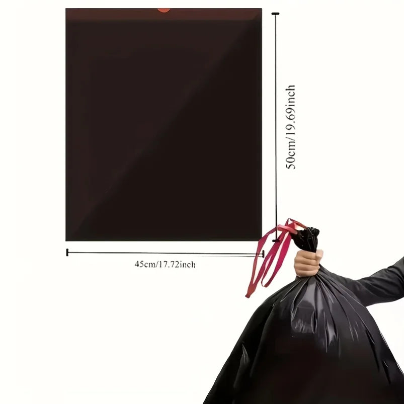 1/3/5Rolls 3.6Gallon Drawstring Trash BagsHeavy Duty Bin Liners for Kitchen, Bathroom, Bedroom, Living Room and Office.