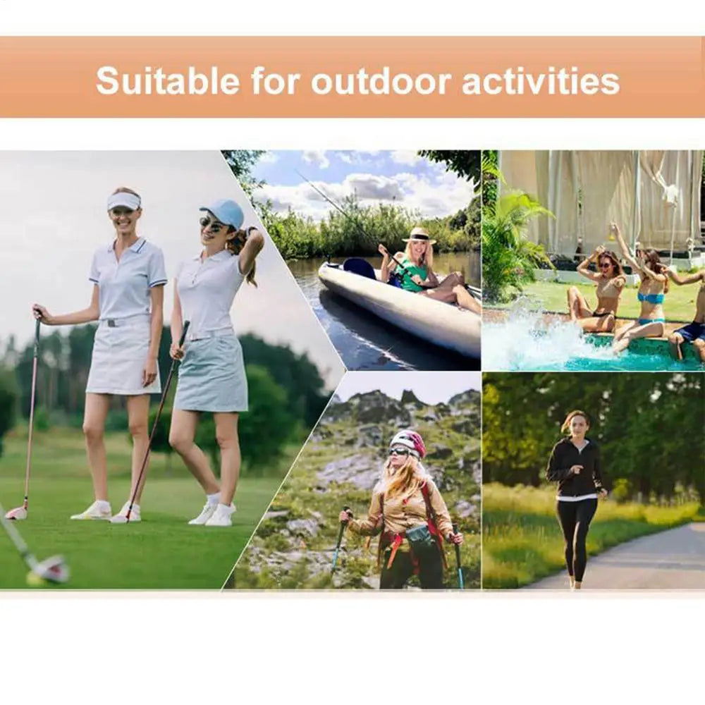 5 pair Golf Sunscreen Face Patches Anti-Sweat Moisturizing Sun Protection Stickers UV Facial Patch for Summer Outdoor Activities