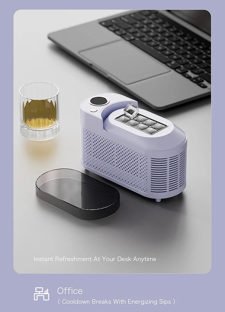 Mini Ice Maker Machine Portable Countertop Ice Cube Maker for Home Office Camping Car RV Small Ice Making Machine 12V 220V