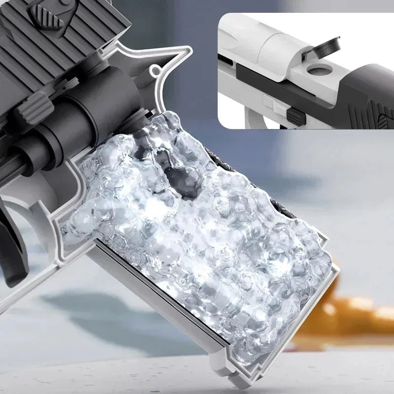 Mini Desert Eagle Water Gun - Continuous Firing Outdoor Water Pistol for Kids, Summer Beach Toy, Mechanical Water Shooter for Ou