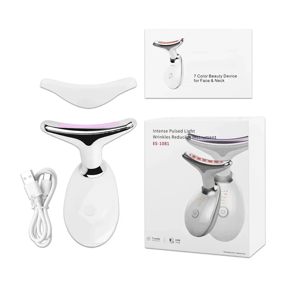 Facial Lifting Device Neck Facial Eye Massage Face Slimmer EMS Beauty Skin Double ChinTightening Anti Wrinkle Aging Face Massage