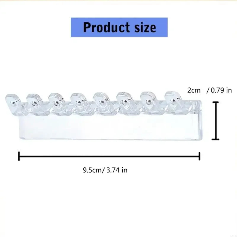Clear Necklace Organizers Hangings Plastic Necklace Earrings Holder Wall Organizers For Bracelets Rings And Earrings H8WF