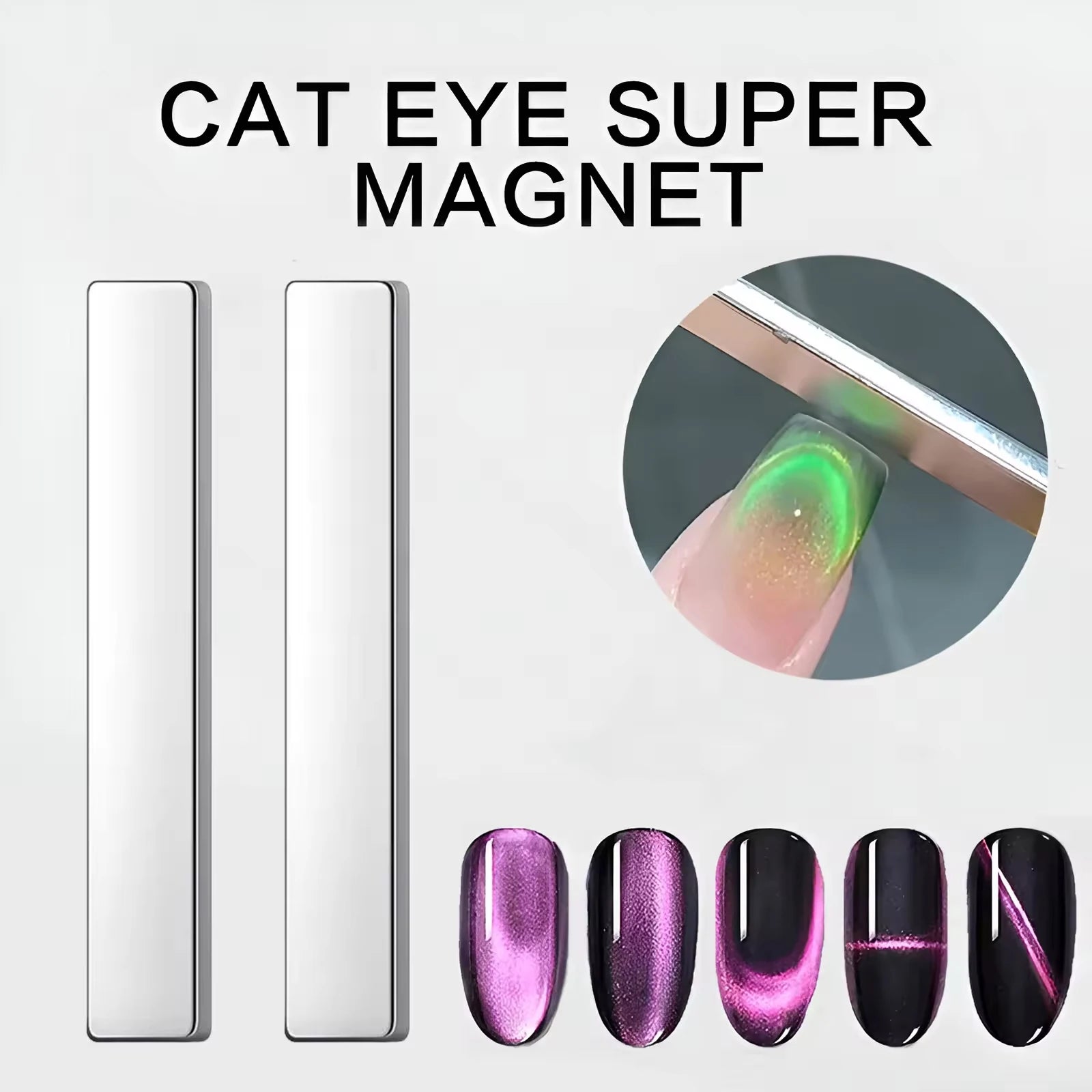LINMANDA Nail Art Cat Eye Magnet for Nails Art for Cat Eye Gel Nail Polish Magnet Designs Tool Magnetic Nail Art Magnets Tool
