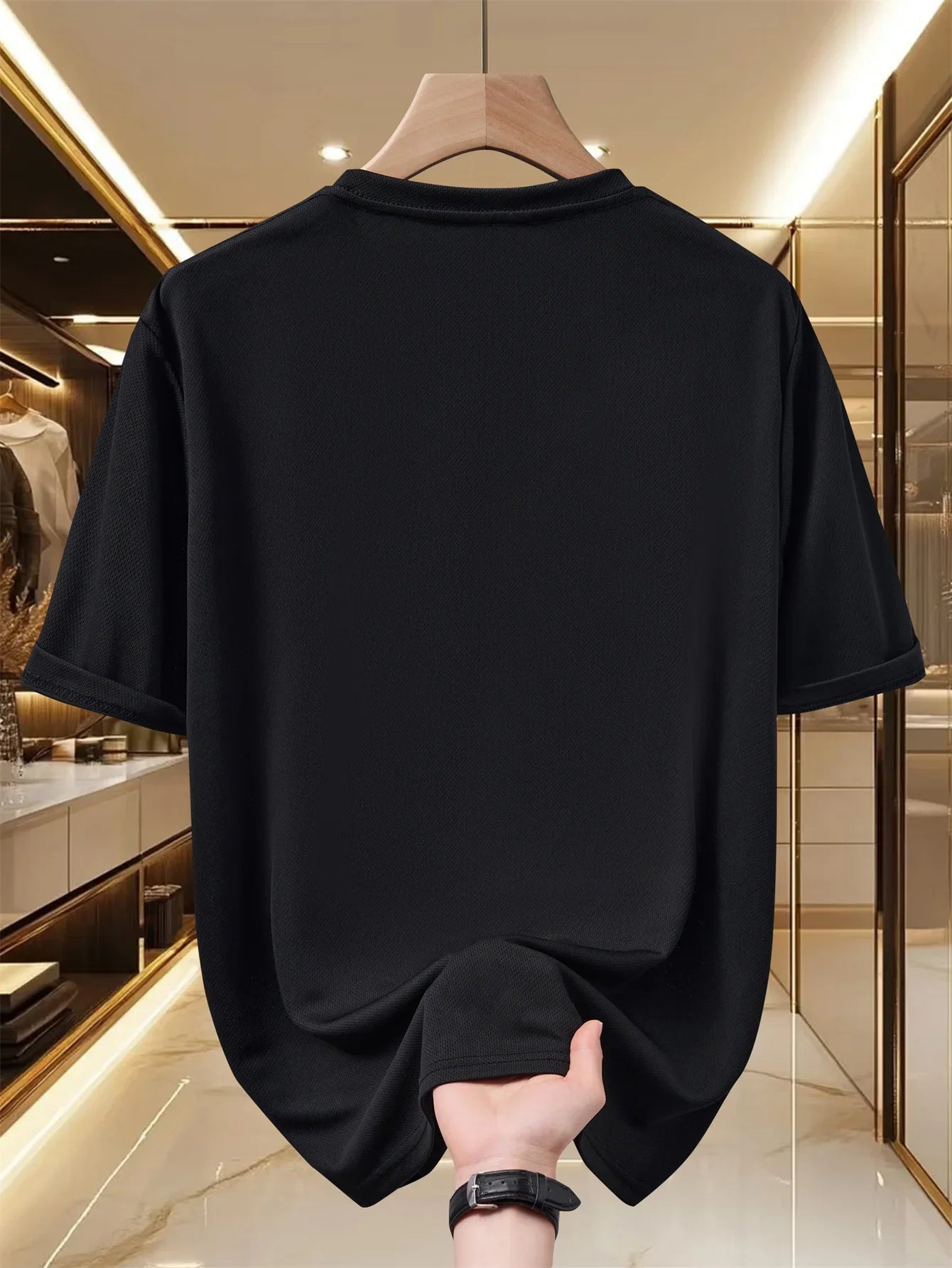 Men's Printed Short-Sleeved T-Shirt - Trendy Fashion T-Shirt for Men in European and American Sizes - Summer Breathable T-Shirt