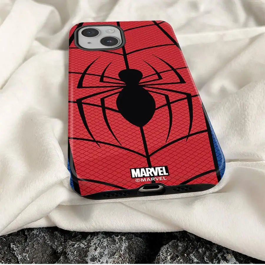 Hard Phone Cover Case for iPhone X 17 Air XR 11 15 Plus 13 16 Pro Max 12 14 Marvel Spiderman Logo