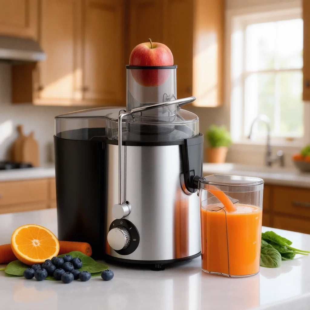 Multifunctional Juicer,Blender,Food Processor 3 Inch WideMouth Extractor for Fruits and Vegetables.Easy toClean,Simple to Assemble,Fully Detachable.Features a HighJuice Yield and Rapid Extraction for Fresh Fruit VegetableJuic