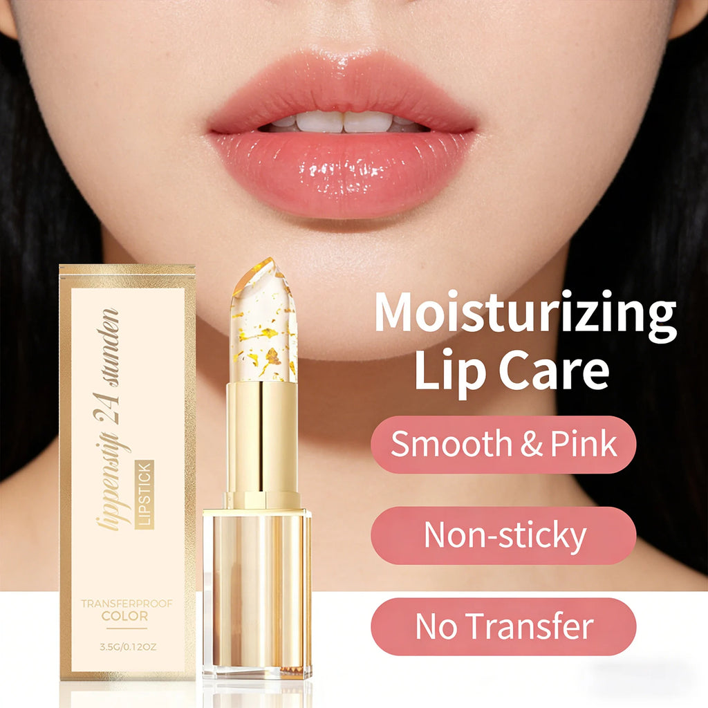 Color Lipstick Nourishing Lips Skin Brightening Enhance Texture Lightweight Long-Lasting Color Suitable for Various Skin Tones