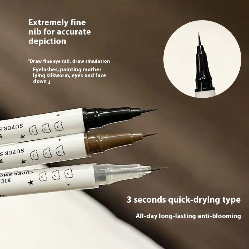 Cute Bear Waterproof Long-Wearing Liquid Eyeliner Makeup Quick-Drying, Smudge-Resistant,  Formula for Sensitive Eyes Cosmetics