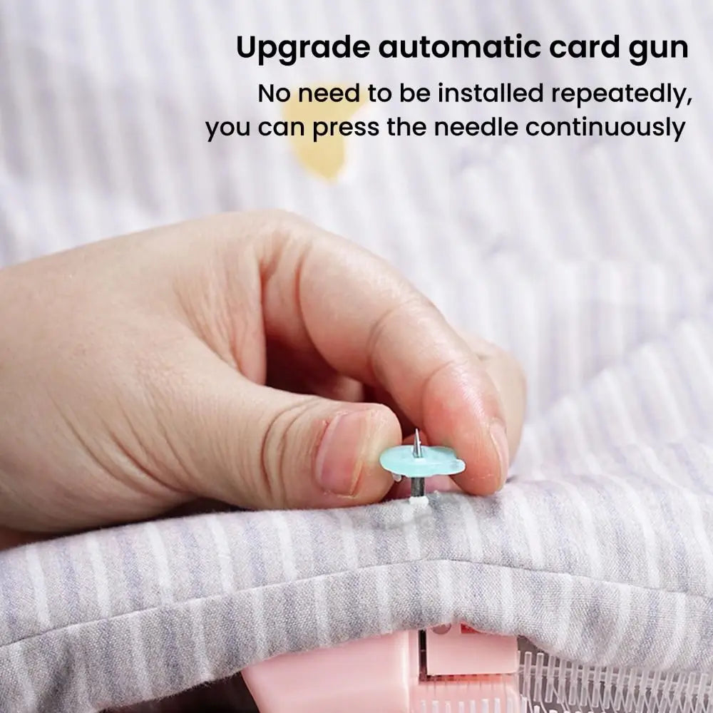 Portable Quick Clothing Fixer With Buckles Micro Stitch Tag Gun for Clothes Fixer Tool