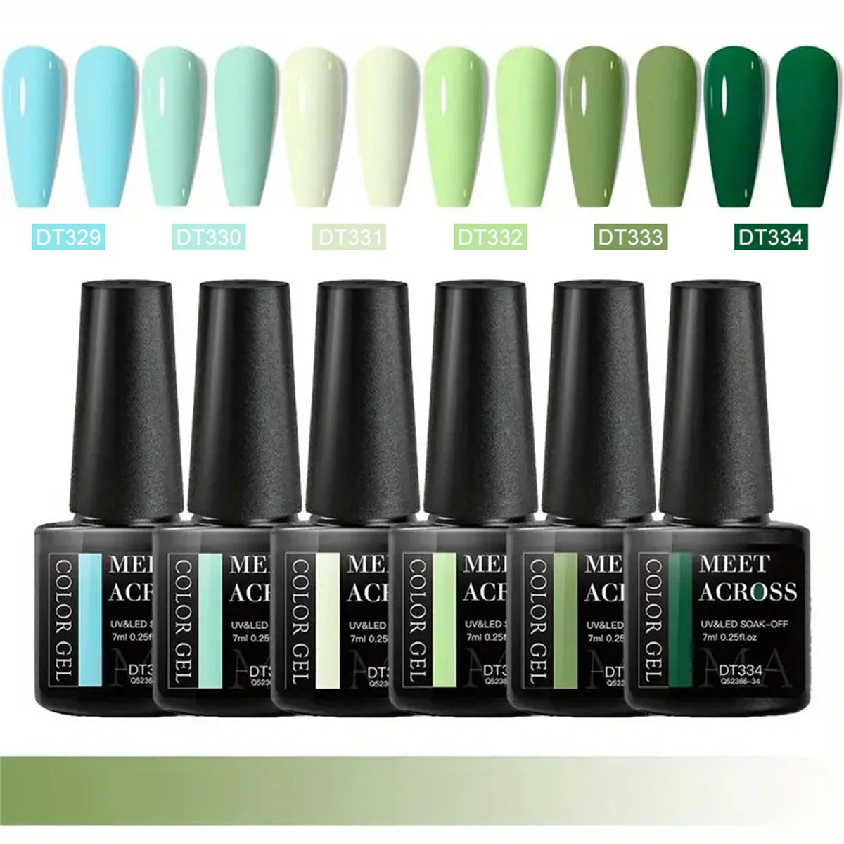 6pcs Gel Nail Polish Set HEMA Free 7ml Semi Permanent Soak Off UV Gel Varnish Nail Art Decoration Summer Nails Nail Supplies DIY