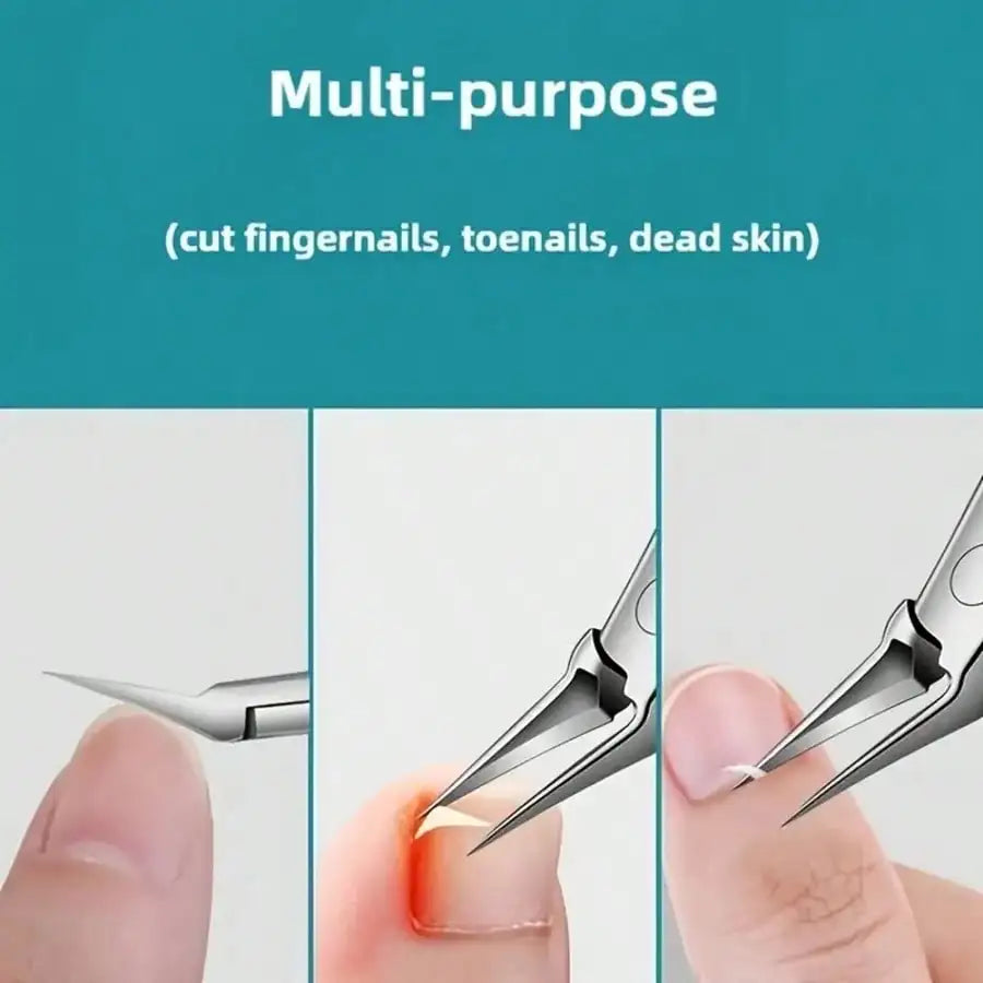 Professional German Eagle Beak Nail Clippers - Precision Cutters for Thick Nails, Ideal for Manicure