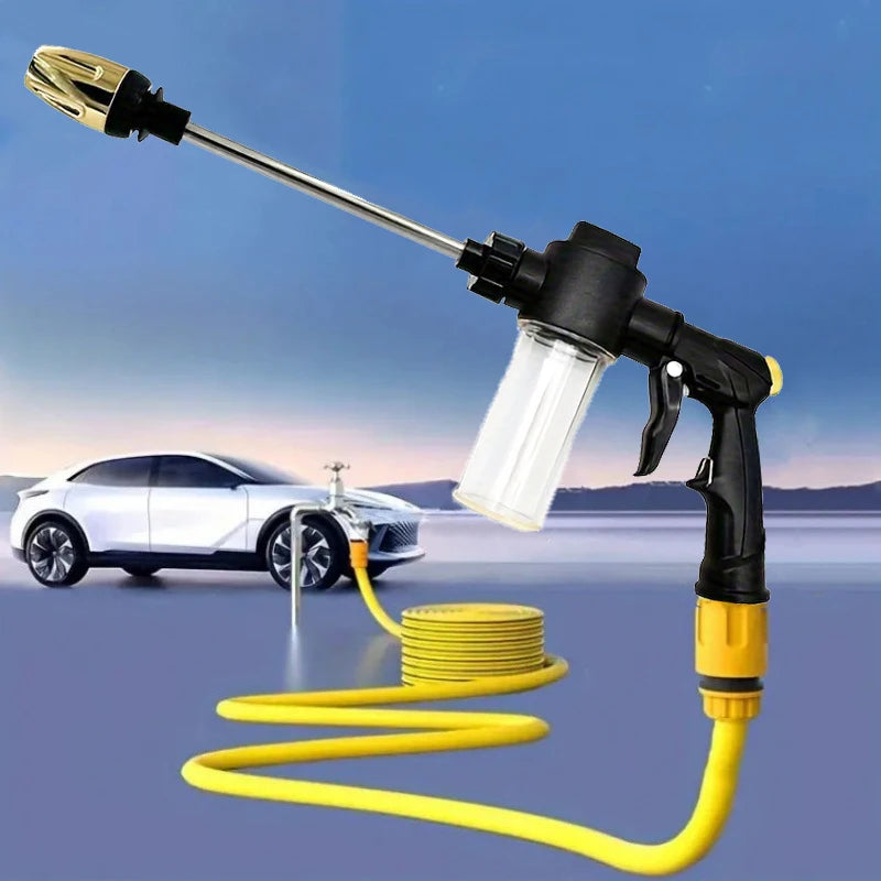 1PC Portable High-Pressure Water Gun Adjustable Cleaning Car Washer Garden Sprinkler Hose Nozzle Foam Water Gun