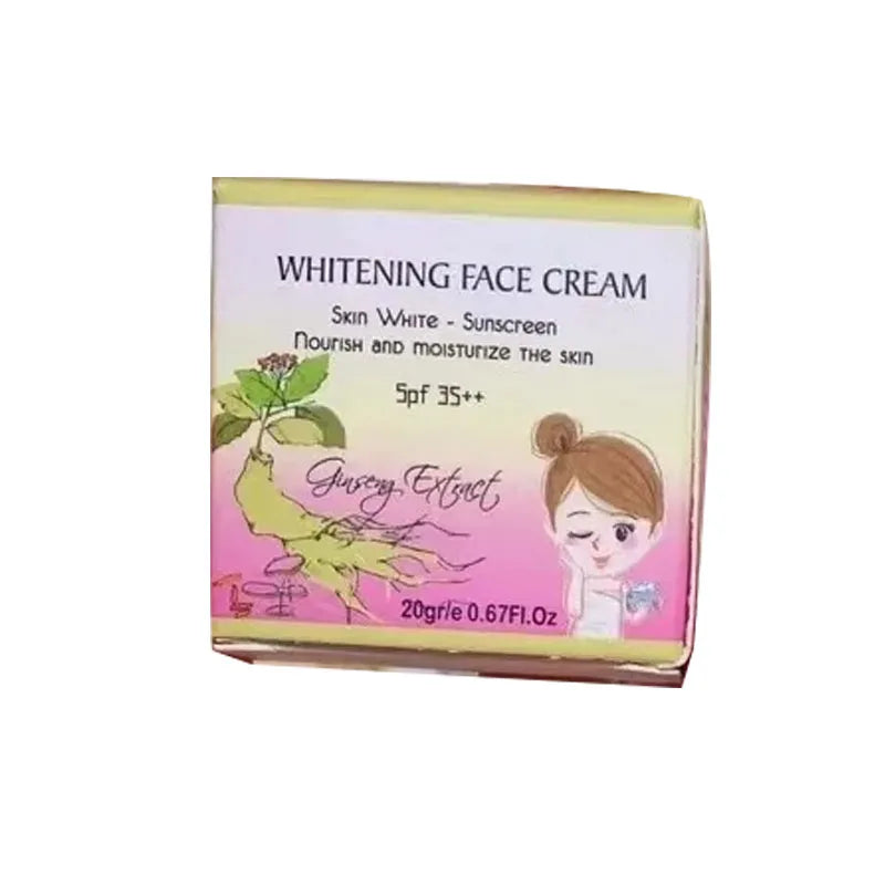 Brightening Skin White Sunscreen Moisturize Removing Freckles Dark Spots Younger Smoother Skin 20g Kem Face Sam Tay Manh